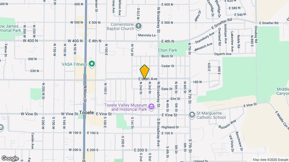 268 E Utah Ave Map and Location Details