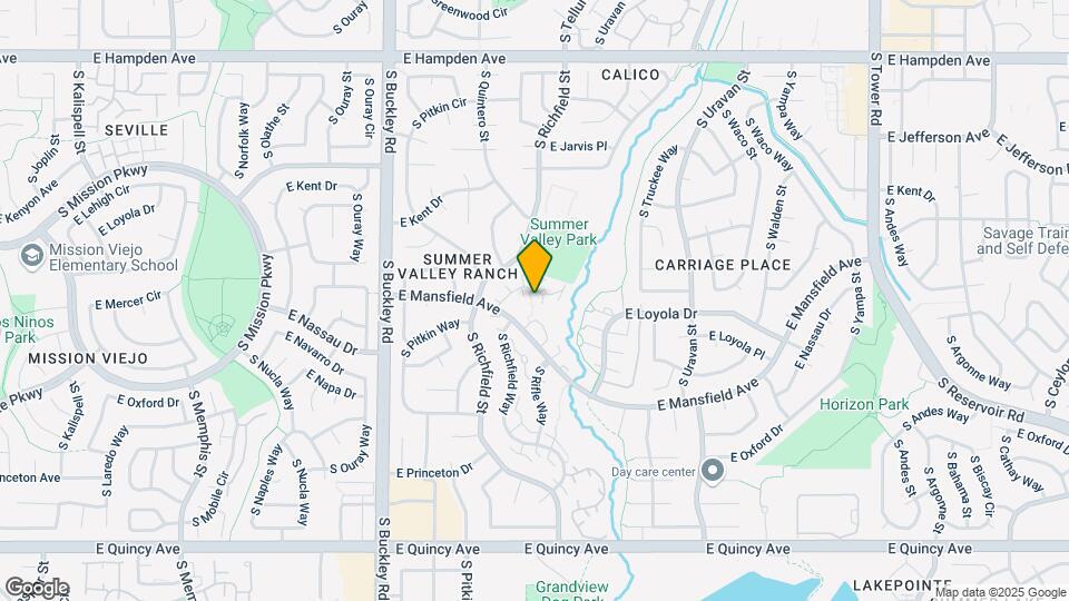 17371 E Mansfield Ave Map and Location Details