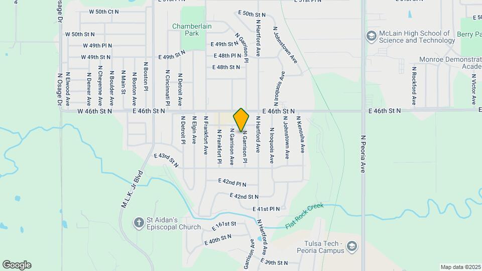 4366 N Garrison Pl Map and Location Details