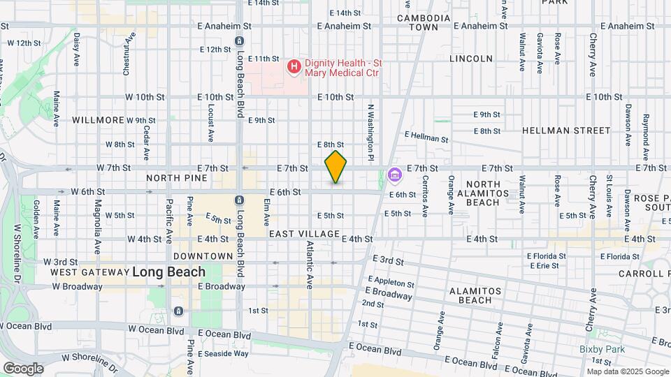 614 Lime Ave Mapa y Detalles de la Ubicación