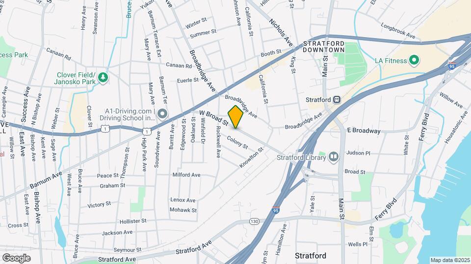 1551 W Broad St Map and Location Details