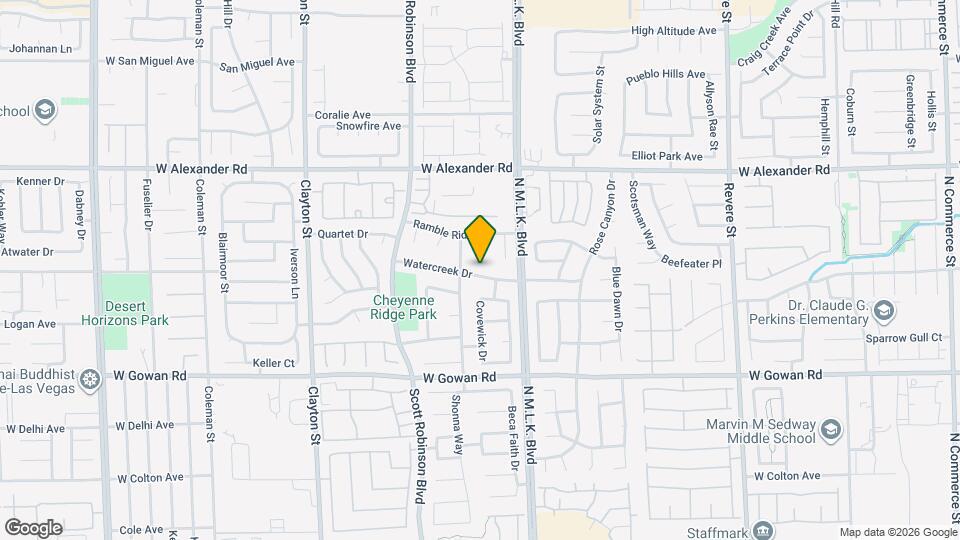 1604 Watercreek Dr Mapa y Detalles de la Ubicación