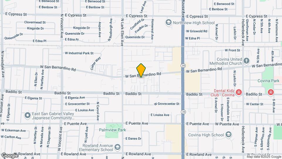 Covina Plaza Apartments Map and Location Details