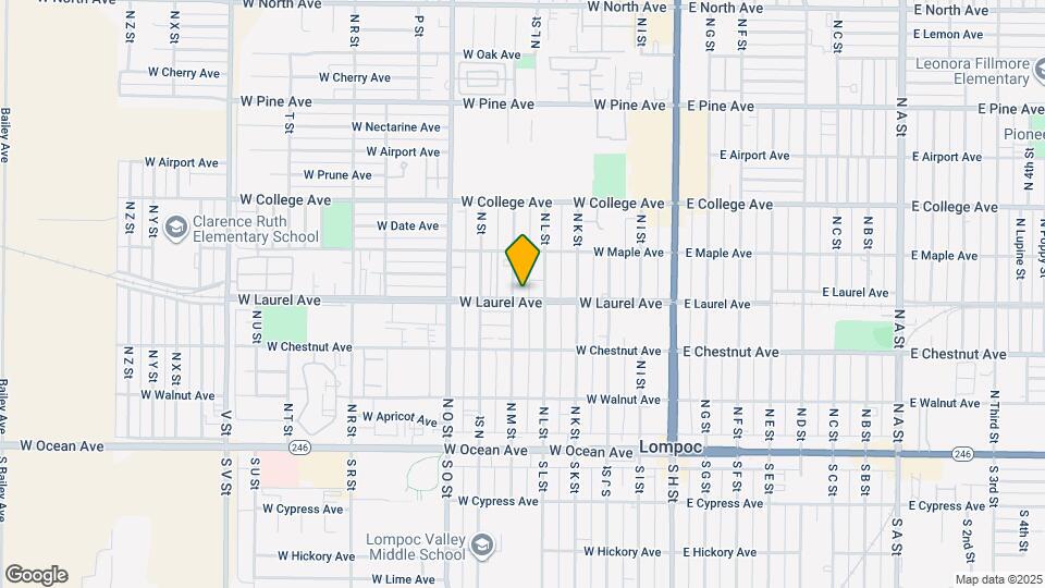 400 N M St Map and Location Details
