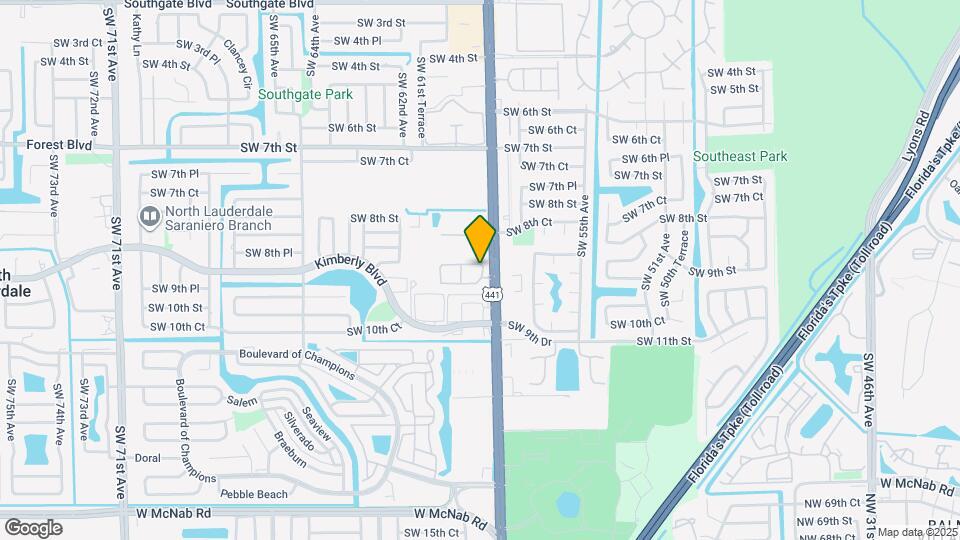 1101 N Santa Catalina Cir Map and Location Details