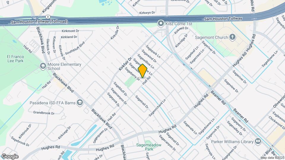 10731 Sageberry Dr Map and Location Details