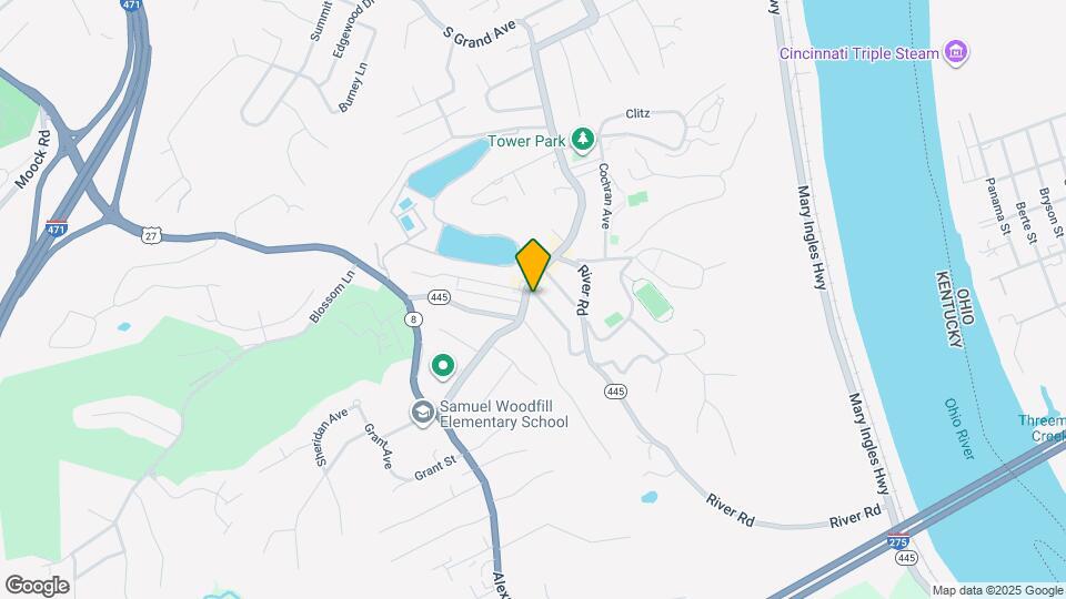 1204 S Fort Thomas Ave, Unit Apt 1 Map and Location Details