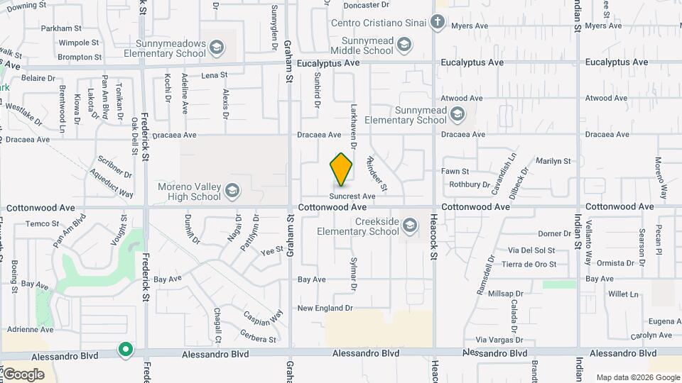 23672 Suncrest Ave Map and Location Details