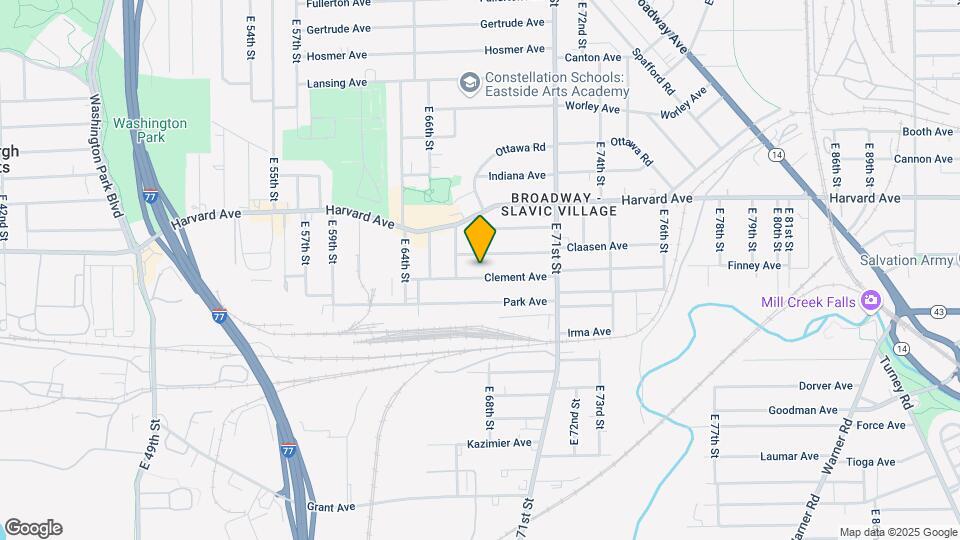 6727 Clement Ave Map and Location Details