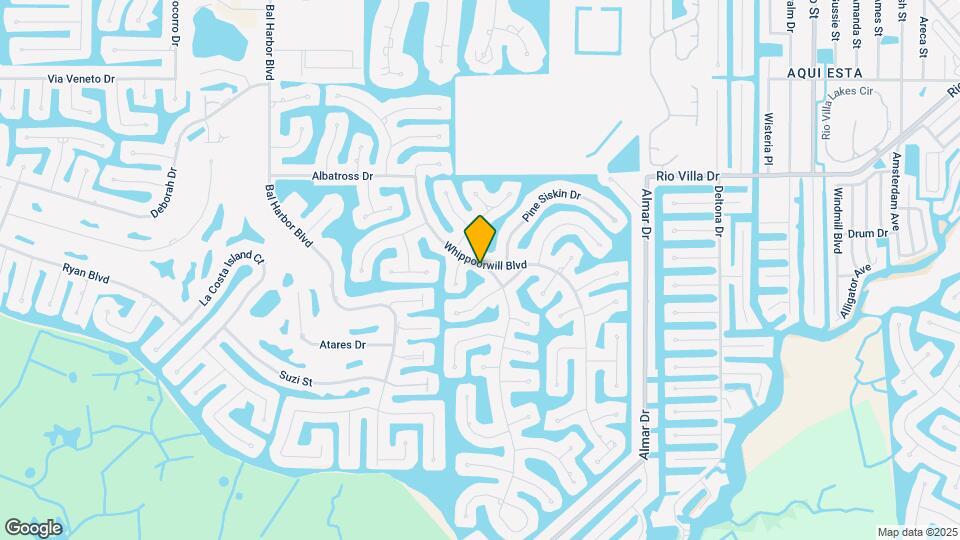 3621 Whippoorwill Blvd Map and Location Details