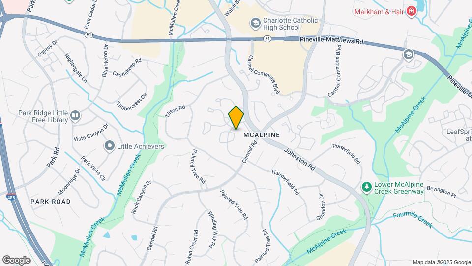 11015 Harrowfield Rd Map and Location Details