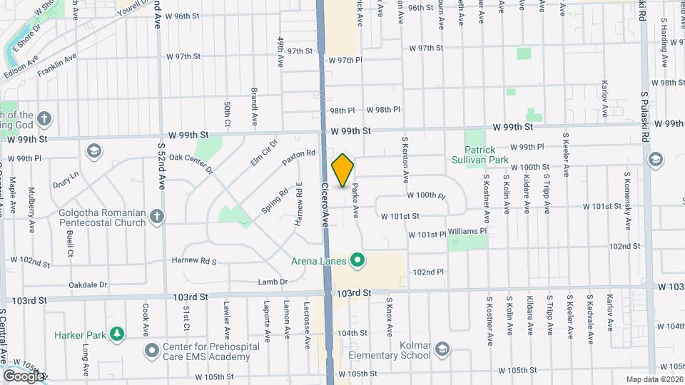 4752 W 101st St Map and Location Details