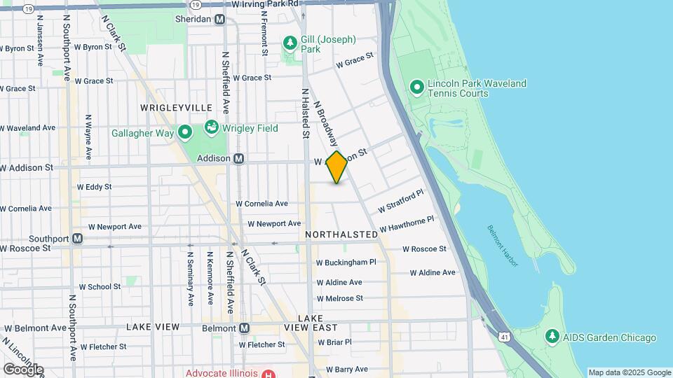 725 W Brompton Ave, Unit DD Mapa y Detalles de la Ubicación