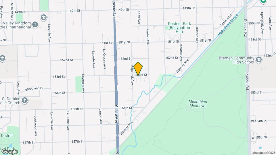 15302 Knox Ave Map and Location Details