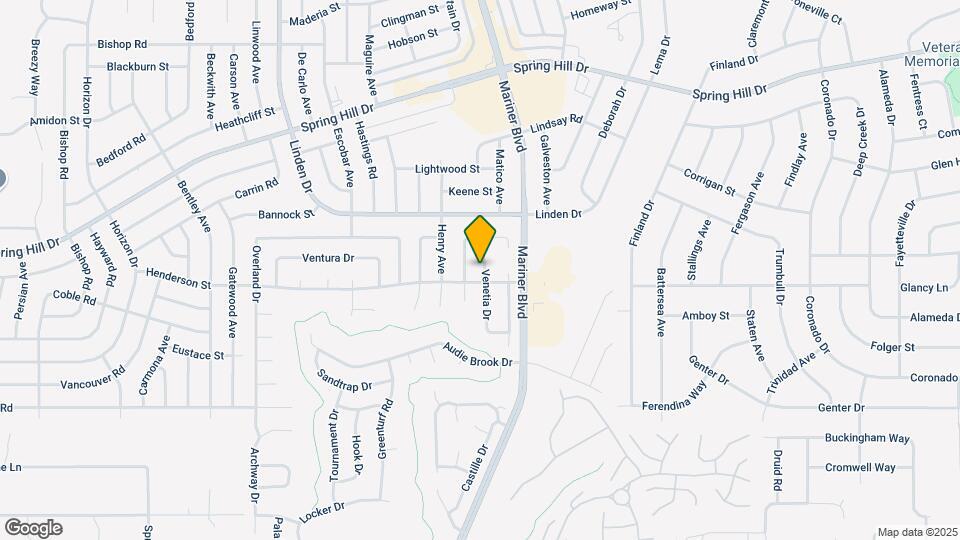 1247 Venetia Dr Map and Location Details