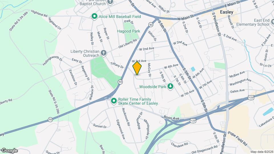 306 Jones Ave Map and Location Details