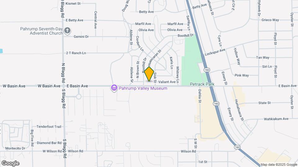 561 Valiant Ave Map and Location Details