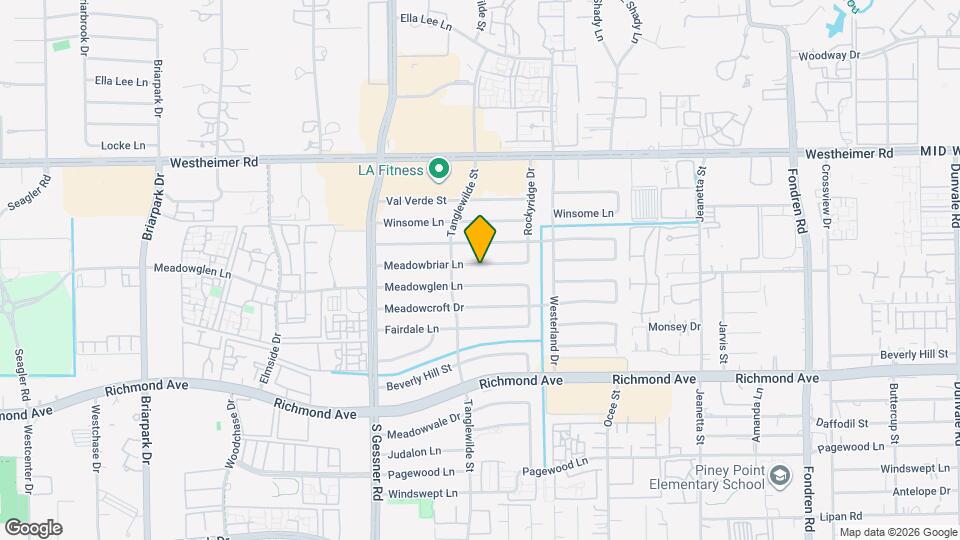9535 Meadowbriar Ln Map and Location Details