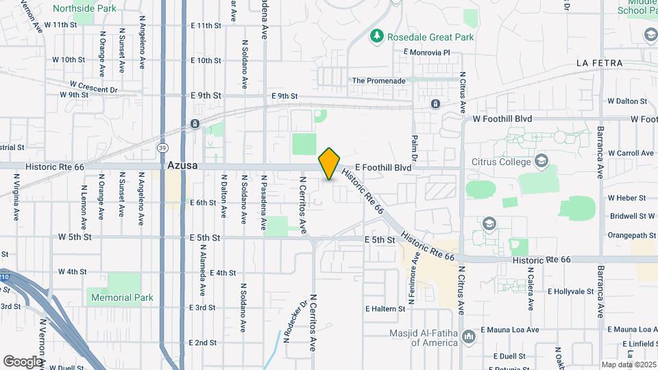 655 N Glenfinnan Ave Map and Location Details