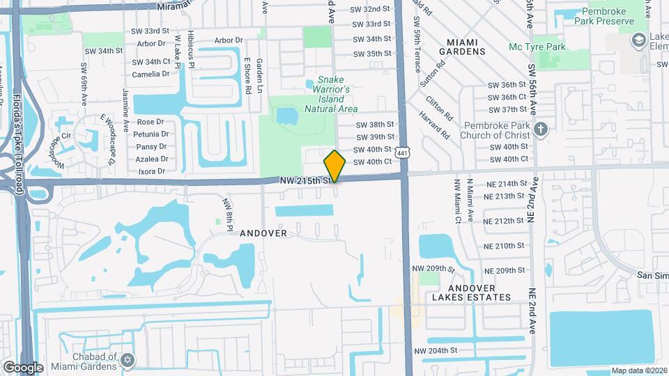 410 NW 214th St Map and Location Details