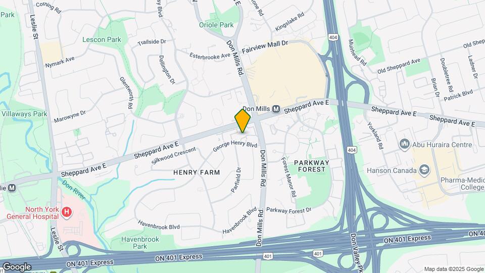 100 George Henry Blvd Map and Location Details