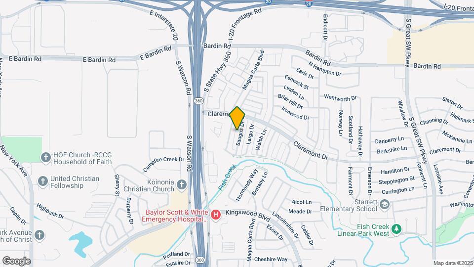 4333 Saugus Dr Map and Location Details