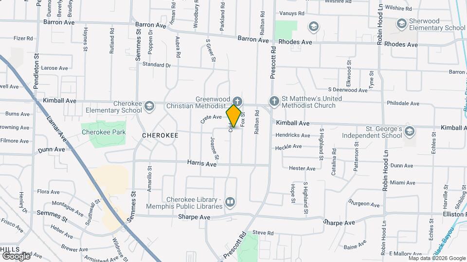 3305 Hendricks Ave Map and Location Details