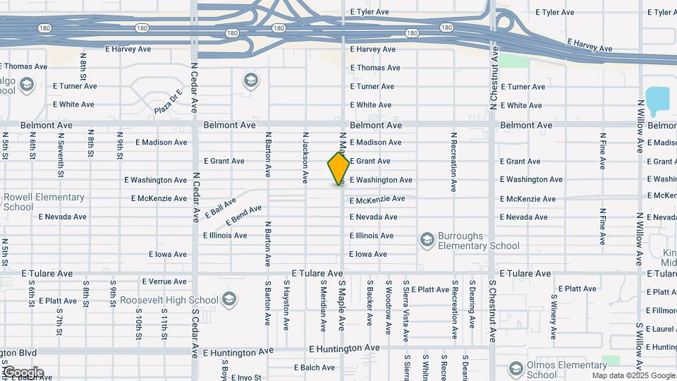 315 N Maple Ave Map and Location Details