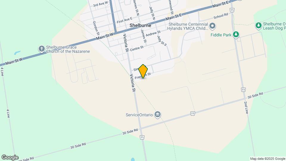 127 Franklyn St Map and Location Details