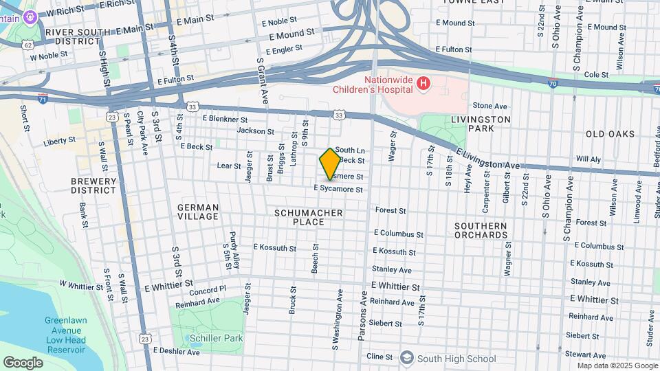 472 E Sycamore St Mapa y Detalles de la Ubicación