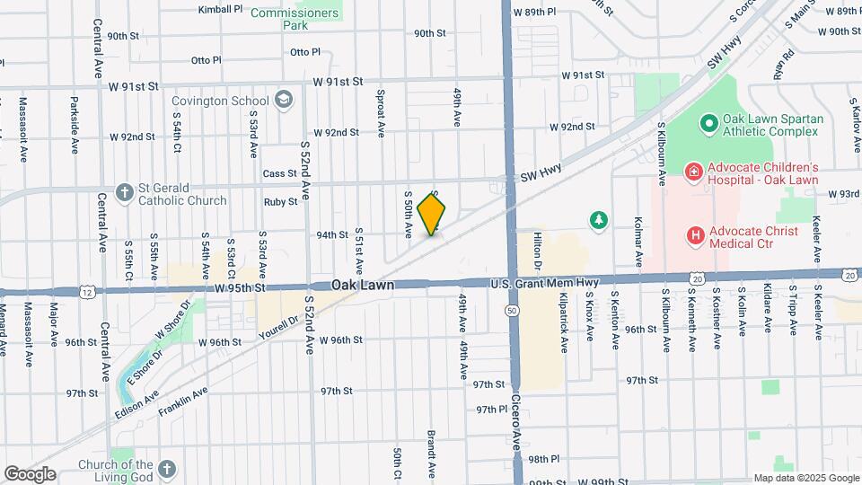 4931 Columbus Dr Mapa y Detalles de la Ubicación