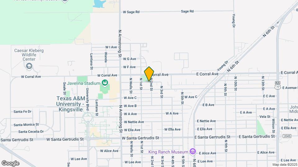 503 W Mesquite Ave Map and Location Details