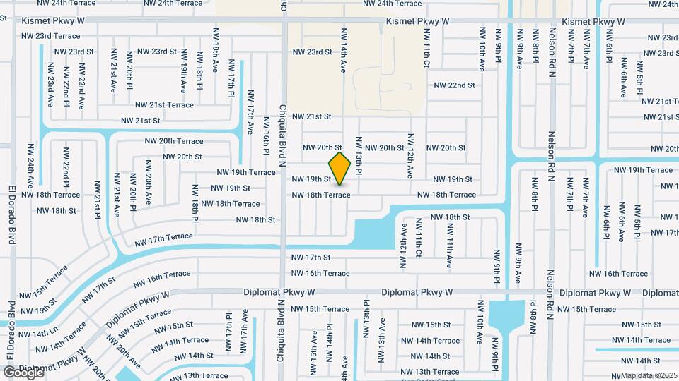 1411 NW 18th Terrace Map and Location Details