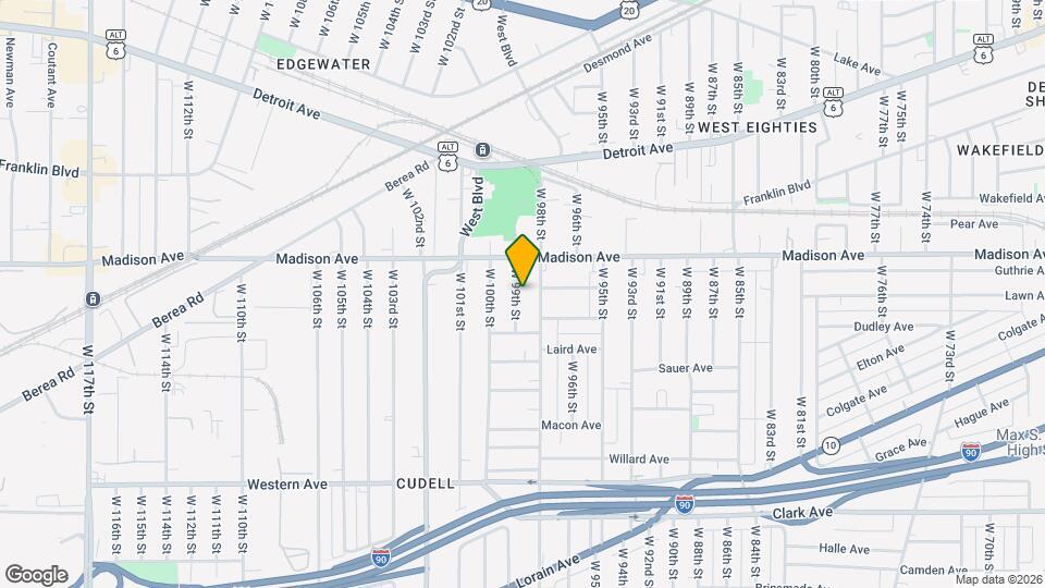 2037 W 99th St Mapa y Detalles de la Ubicación