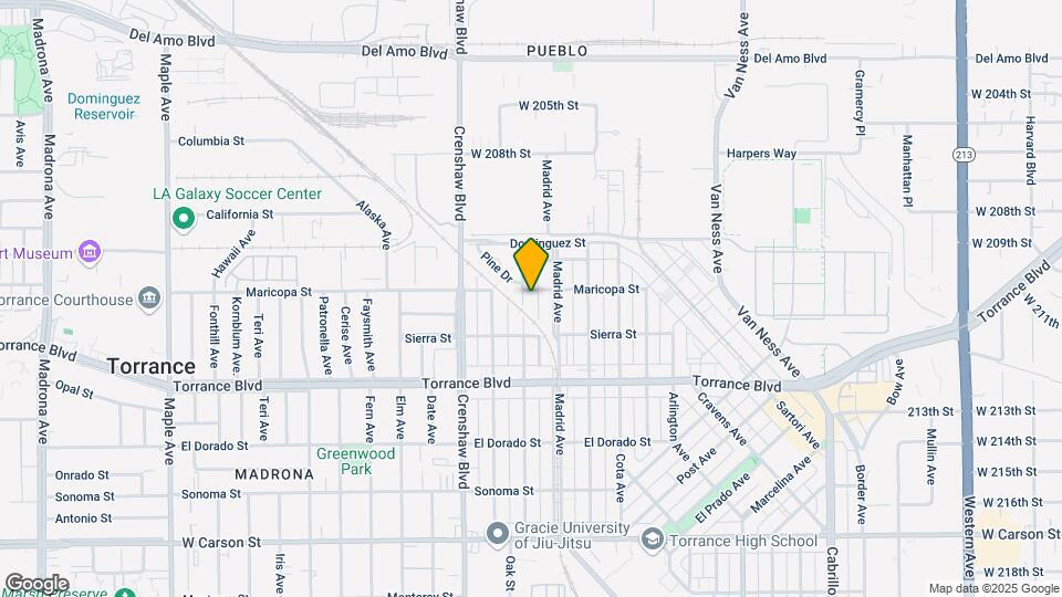 808 Acacia Ave Map and Location Details