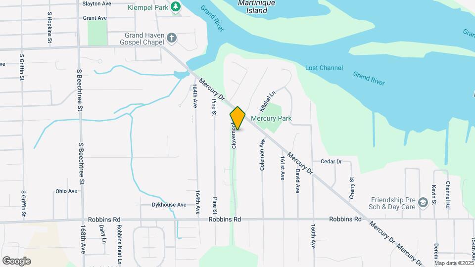 15528 Clovernook Dr Map and Location Details