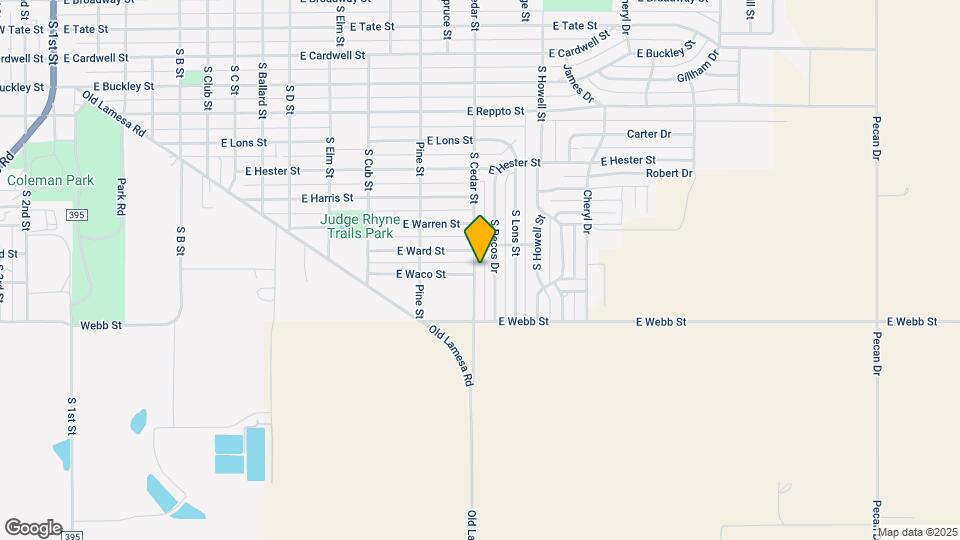 1110 S Cedar St Map and Location Details