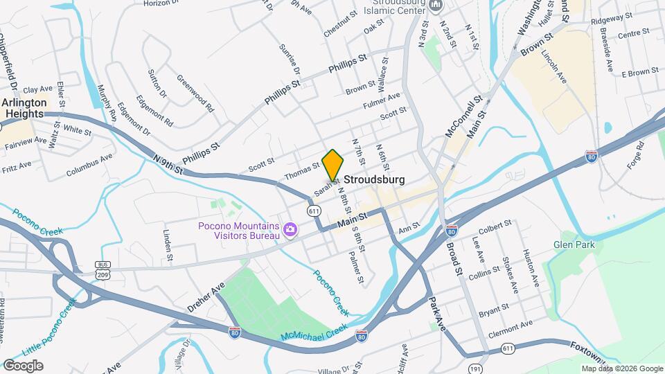 807 Sarah St Map and Location Details