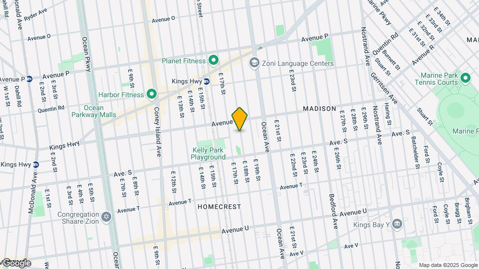 1836 E 18th St Mapa y Detalles de la Ubicación