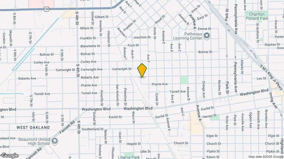 2727 Ave G Map and Location Details