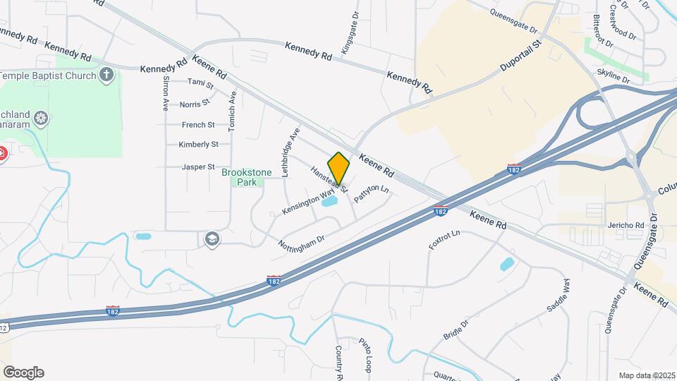 3493 Hanstead St Map and Location Details