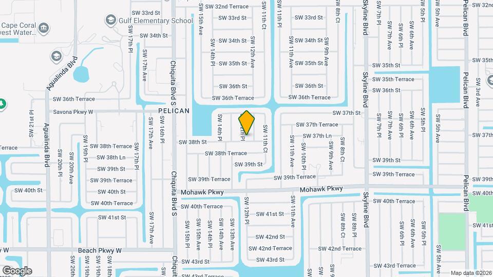 3737 SW 12th Pl Map and Location Details