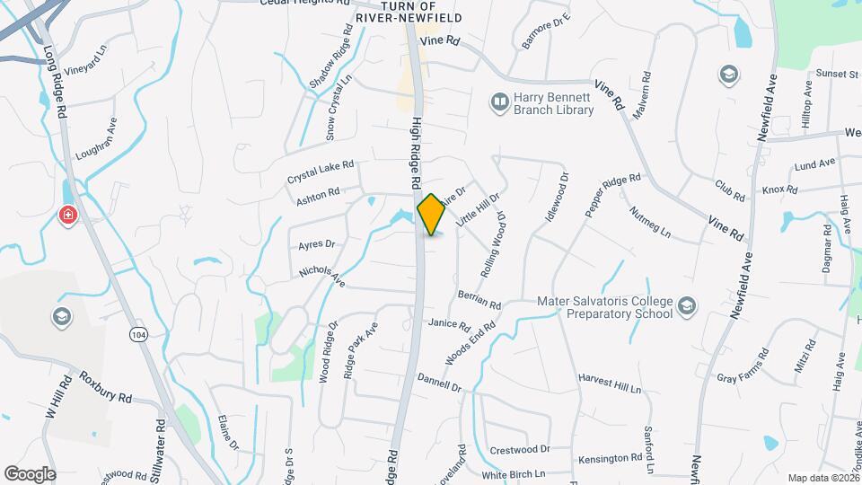 675 High Ridge Rd Map and Location Details