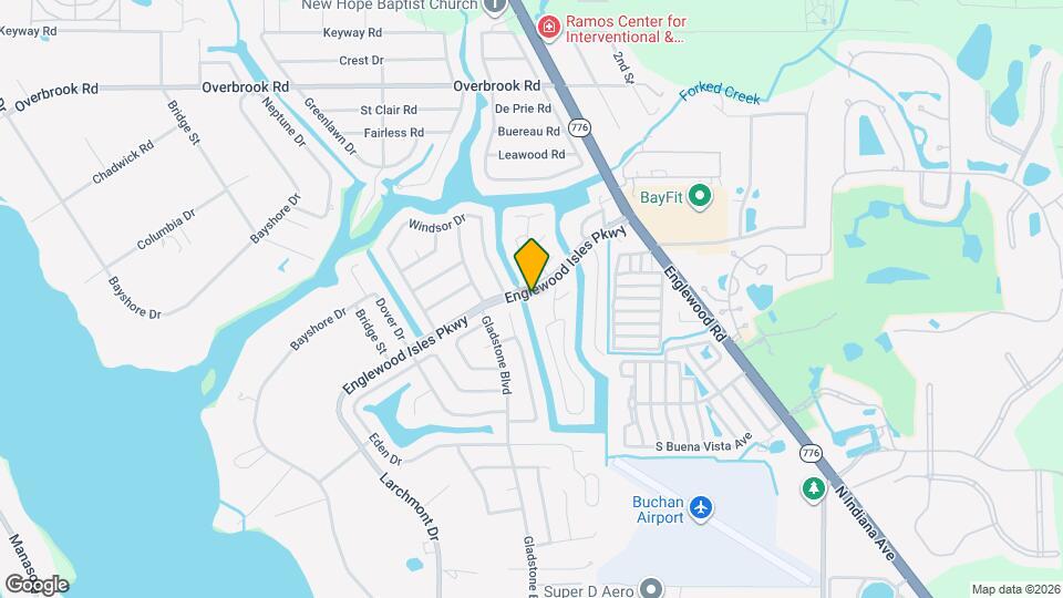 325 Englewood Isles Pkwy Map and Location Details