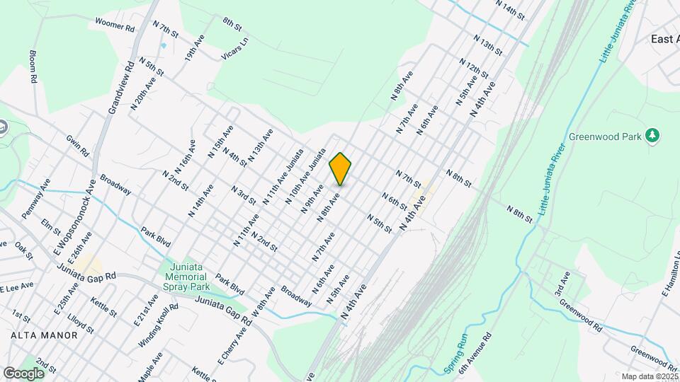 502 N 8th Ave, Unit 1st Floor Map and Location Details