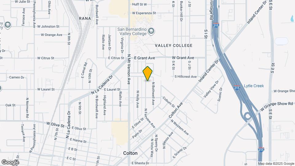 1350 N Fairview Ave Mapa y Detalles de la Ubicación