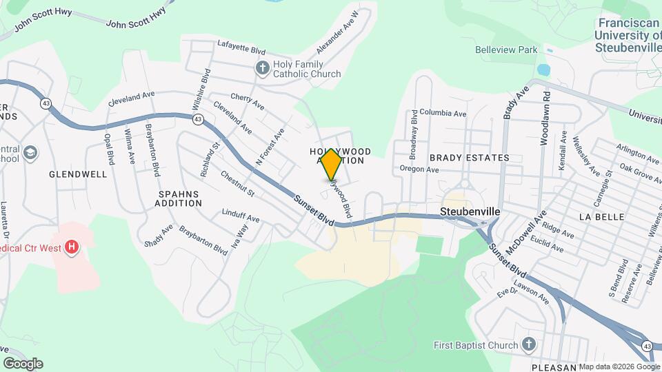 201 Hollywood Blvd Map and Location Details