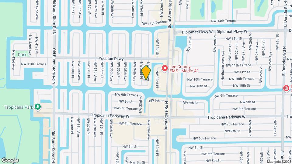 1004 NW 33rd Ave Map and Location Details