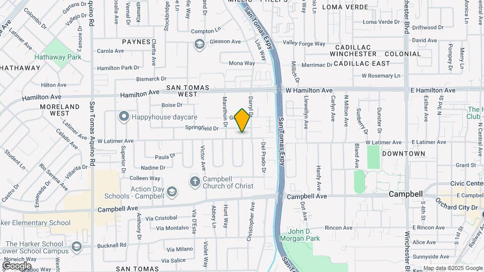 841 W Latimer Ave Map and Location Details