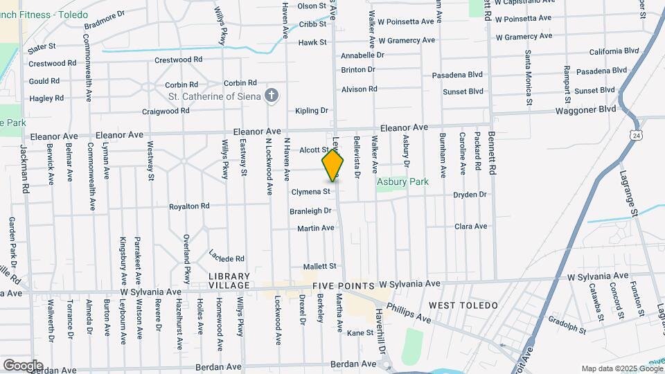 4301 Lewis Ave Mapa y Detalles de la Ubicación